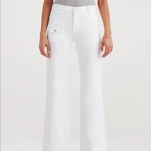7 for all mankind Georgia in white runway denim